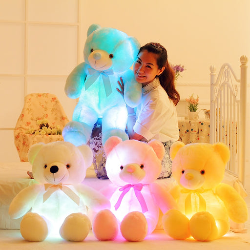 Glühender Teddybär | Weich und farbenfroh